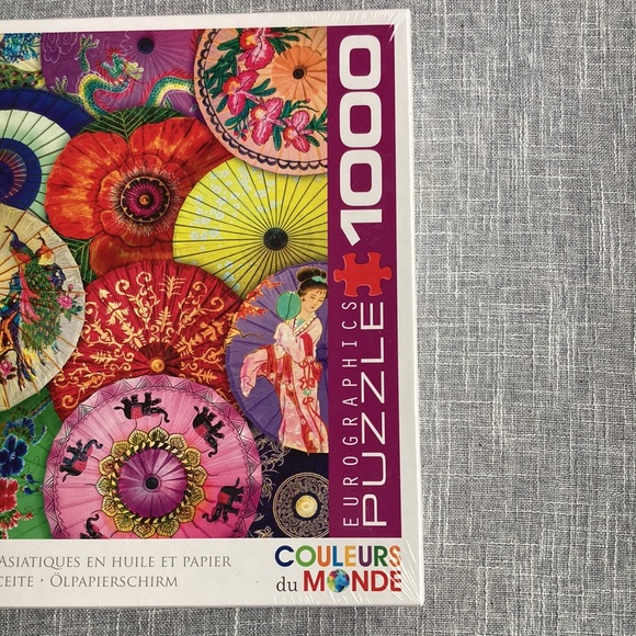 EUROGRAPHICS PUZZLE Colors of the World “Asian Oil-Paper Umbrellas” 1000 pieces - Picture 2 of 7